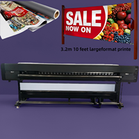 Imprimante éco-solvant grand format Eizoulyn 10 pieds 5 pieds 6 pieds 3,2 m Imprimante grand format rouleau à rouleau UV avec 2 à 4 têtes d'impression I3200U1