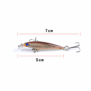 Nueva producción 5cm/2,2G cebo curricán cebos artificiales duro sumergido Minnow señuelo de pesca - Product Image 4