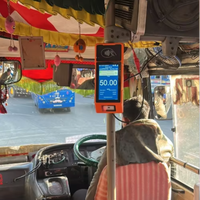 Validador de Boletos de Autobús Magnético North NFC M10L Linux 4G Wifi con Lector de Tarjetas NFC RFID Mifare y Escáner QR