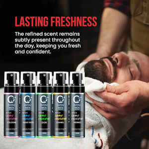 OZUO - Spray <span class=keywords><strong>de</strong></span> Colonia para Después del Afeitado, Personalizado, <span class=keywords><strong>de</strong></span> Marca <span class=keywords><strong>de</strong></span> <span class=keywords><strong>Lujo</strong></span> para Hombre, Calma el Enrojecimiento, Hidratante, con Logotipo <span class=keywords><strong>de</strong></span> Marca Privada - Product Image 5