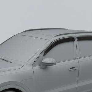 Pare-soleil de fenêtre fumé pour Cayenne 2003-2021, en acrylique, à coller, protection contre la pluie, 4 pièces - Product Image 2