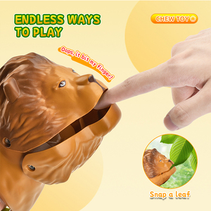 Lion jouet à mâcher avec lumières sons Snap Grab Toys Handheld Beast jouets interactifs pour enfants - Product Image 2