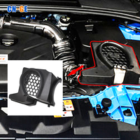 Pour Ford Focus MK2 MK3 RS Cache de l'admission d'air Boîtier de filtre d'aération Boîtier de filtre à air Cache de l'air frais Accessoires de voiture Kuga ABS 2012-2018