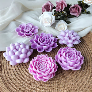 Uma Variedade de Forma De Flor Bolo Decoração Baking Mold Rose Chocolate Mold Diy Scented Candle Decoration - Product Image 6