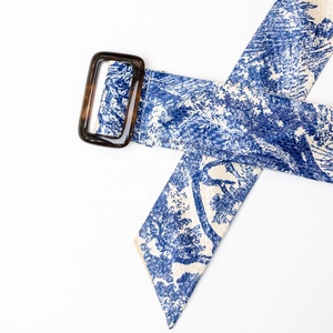 Gabardina Larga Personalizada 2025 con Cinturón, Diseño Único para Mujer, Elegante y Lujosa con Estampado Toile De Jouy, Abrigo de Invierno para Damas - Product Image 6