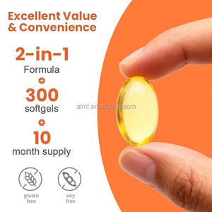Gmosuz Vitamin D3 5,000 IU + K2 100mcg yumuşak jel kapsüller 300 porsiyon soya/süt/Gluten/fıstık ücretsiz yetişkin kullanımı - Product Image 5