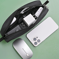 Laptop-Ladegerät-Etui, Tech-Organizer-Tasche für Tablet, Maus, USB-Kabel, Powerbank, Elektronik-Zubehör, Reise-Aufbewahrungstasche