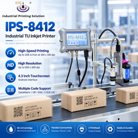 Imprimante jet d'encre IPS-8412 600 dpi, machine de codage de date, imprimante TIJ avec interface USB Ethernet RS232, impression de données variables
