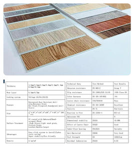 Piso Vinílico de Lujo con Textura de Madera, Láminas de Vinilo para Interiores, Resistentes al Agua, de 4-8 mm de Grosor, Piso SPC Ecológico para Uso en Hoteles - Product Image 6