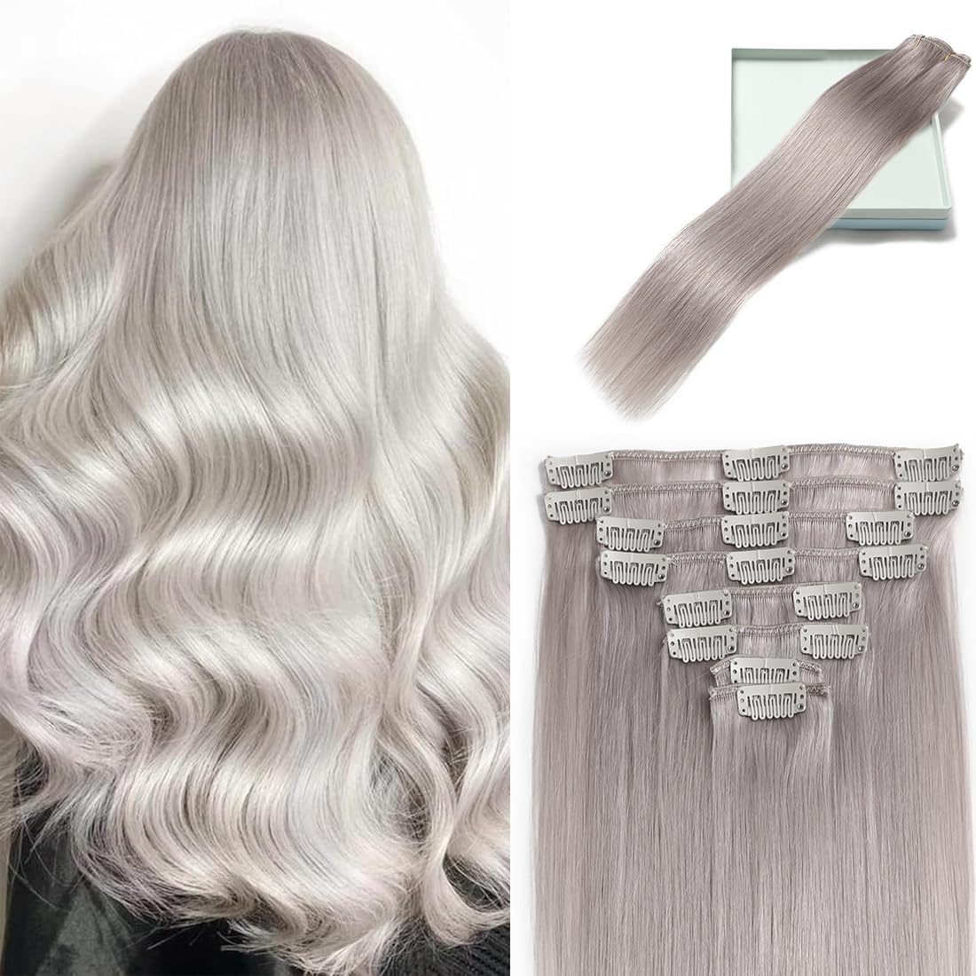 silver grey