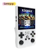 Console de jeu portable Q-HOME R36 Max, écran HD de 4 pouces, 15000 jeux, système d'exploitation Linux portable, émulateur d'arcade, Wi-Fi, batterie de 4000 mAh