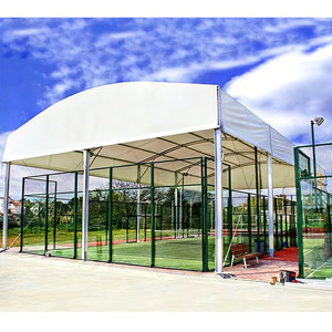 Quickly constructing the sunshade <b>roof</b> tension structure tennis, Padel and pickleball courts - Product Image 2