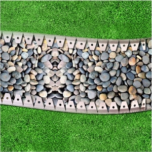 Kit de bordure de paysage facile à installer sans creuser pour les parterres de fleurs de jardin Bordure rectangulaire de 5/8/10m de haut pour l'autoroute/les parcs de stationnement - Product Image 5