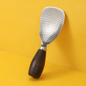 Stainless Steel <b>Rice</b> Scoop With Wooden Handle 304 Food Grade Anti <b>Stick</b> Design For <b>Rice</b> Cooker - Product Image 3