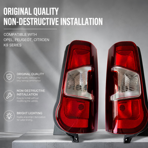 Lente per Faro Posteriore E-MARK per Citroen Berlingo, Peugeot Partner, Vauxhall Opel Combo, <span class=keywords><strong>Toyota</strong></span> <span class=keywords><strong>Proace</strong></span> City, Fiat Doblo 9819235880 - Product Image 1