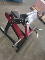 Machine à curls biceps assis TZ Fitness en acier commercial avec plaques de poids et dispositifs de sécurité