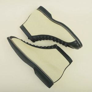 Bottes de moto rétro américaines pour hommes, style britannique, noires, montantes, respirantes, antidérapantes, pour le bureau et la carrière - Product Image 3