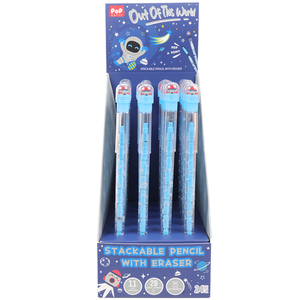 Nouveau <span class=keywords><strong>crayon</strong></span> fantaisie pour enfants, mignon, à motif de dessin animé, non-affûtable, HB, à mine coulissante multi-têtes, pour étudiants créatifs, avec gomme - Product Image 6