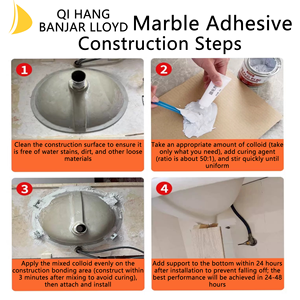 Adhesivo Epóxico de Doble Componente de Alta Calidad para Mármol, Sellador Impermeable para Unir y Reparar la Construcción de Piedra de Mármol - Product Image 6