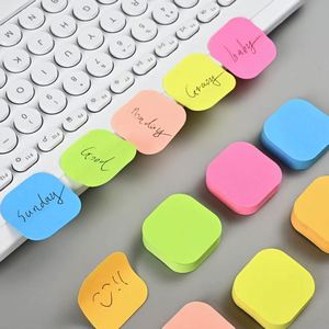 Cute Colorful Square Sticky Notes Self Adhesive <b>Memo</b> <b>Pads</b> Creative Office School Stationery Reminder Note Taking - Product Image 2