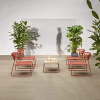 Ensemble de canapés en corde tressée à la main au design moderne, mobilier de jardin en corde, canapé en aluminium pour balcon et patio