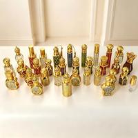 Flacons roll-on en verre de luxe de 3 ml, 6 ml, 10 ml, 12 ml, formes et couleurs variées, rechargeables pour parfum et huile essentielle