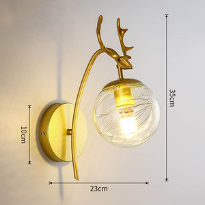 Großhandel Moderne Goldene Kristall-<span class=keywords><strong>LED</strong></span>-Wandleuchte für Badezimmer Schlafzimmer Heim Innenbereich - Product Image 4