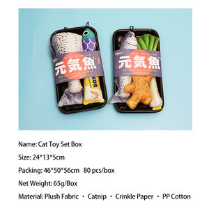 ชุดของเล่นแมวอัตโนมัติแบบนุ่ม ทำความสะอาดฟัน เป็นมิตรกับสิ่งแวดล้อม ทันสมัย สมจริง พร้อมแคทนิป - Product Image 6