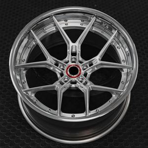 Rueda forjada de 2 piezas de 18, 19, 20, 21, 22, 24 y 26 pulgadas para Ford Mustang GT S550 GT500 GT550 <span class=keywords><strong>Shelby</strong></span> <span class=keywords><strong>Lamborghini</strong></span> Huracan sto Performante - Product Image 1