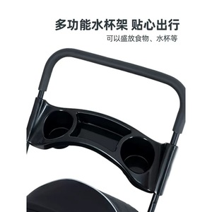 Poussette pour animaux de compagnie, petite, légère, pliable, spécialement conçue pour les chats et les chiens. - Product Image 3