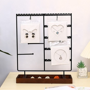 Tùy chỉnh Vòng cổ thẻ hiển thị bao bì kraft giấy bù đắp giấy sóng Hội Đồng Quản trị các tông đồ trang sức chủ thẻ hộp - Product Image 5