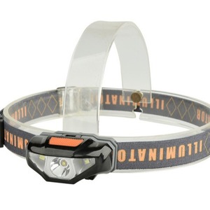 Lampe frontale LED COB alimentée par piles AA, lumière blanche portable pour la pêche et l'utilisation en extérieur - Product Image 2