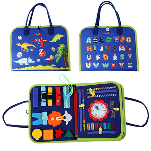 Tablero de Actividades de Fieltro de Fibra Sintética con Certificación CE y CPC, Tablero de Vestir para Niños, Juguete Educativo Temprano DIY para Niños Pequeños - Product Image 4