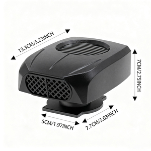 Ventilateur de voiture 2-en-1 à chauffage et refroidissement rapides, dégivreur de <span class=keywords><strong>pare</strong></span>-<span class=keywords><strong>brise</strong></span> avec 2 modes, chauffage d'habitacle et désembueur, appareil électrique - Product Image 3