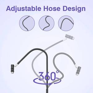 Professional 6W 395nm UV LED Lamp with Foot Pedal - Adjustable Focus for Eyelash <b>Extensions</b> & Gel Polish - Product Image 5