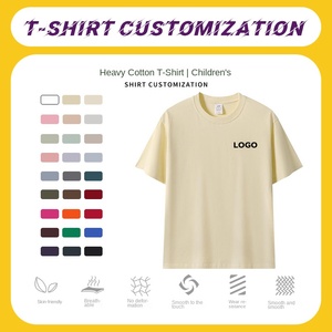T-shirt pesante con collo in cotone 220g con Logo personalizzato abiti di classe Raglan manica corta tuta da lavoro <span class=keywords><strong>su</strong></span> <span class=keywords><strong>misura</strong></span> con Logo ricamato - Product Image 6
