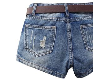Custom Jeans <b>Shorts</b> OEM Design Customized Fashion Women Summer Denim <b>Shorts</b> Women Jeans Cheep - Product Image 2