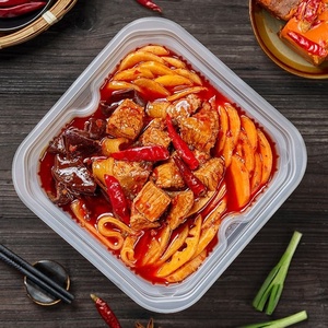 Laweike Fondue épicée au bœuf auto-chauffante avec légumes Nouilles chinoises 420g <span class=keywords><strong>Repas</strong></span> <span class=keywords><strong>rapide</strong></span> et pratique - Product Image 4