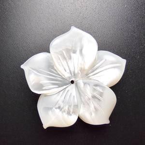 Fregona blanca de 10mm, 20mm, 28mm, 30mm, forma de flor F6, gema tallada para recuerdo - Product Image 5