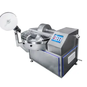 SUS 304 Factory Automatic High Speed Meat Bowl Cutter Sausage Meat Bowl Cutter For Meat Processing