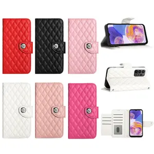 Wholesale Shockproof PU Flip Wallet Card Holder Phone Leather Case For Samsung Galaxy A04E A14 A03S A23 F23 M23 A33 A53 A13 A52