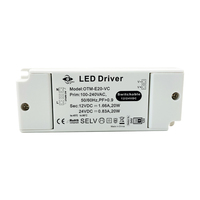 Fuente de Alimentación LED de Voltaje Constante de 60W con Certificación CE, Voltaje de Salida Conmutable 12/24Vac, Transformador LED 12V 24V