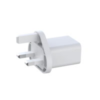 Chargeur USB 5v 2.1a 10W avec prise UK 3 broches, 5 volts 2 ampères, certifié UKCA CB CE