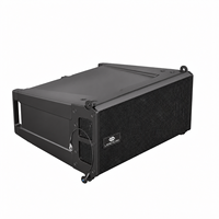 Équipement audio professionnel, enceinte Line Array double 6 pouces, enceinte pour spectacle en direct en extérieur, enceinte Line Array active 1400W