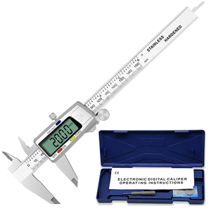 Calibrador <span class=keywords><strong>de</strong></span> pantalla Digital <span class=keywords><strong>de</strong></span> acero inoxidable 150mm fracción MM pulgadas calibrador <span class=keywords><strong>Vernier</strong></span> LCD <span class=keywords><strong>de</strong></span> acero inoxidable <span class=keywords><strong>de</strong></span> alta precisión - Product Image 1