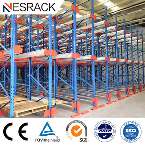 מערכת מדפים מתכתית כבדה למחסן עם מוט תמיכה לאחסון, מדפי רדיו-שיוטל למכירה - Product Image 4