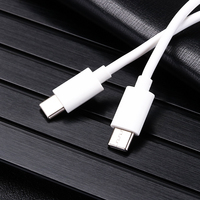 Nouveau câble de charge double USB-C 20V 5A 100W en PVC moulé pour accessoires de téléphone portable Wik-Ms