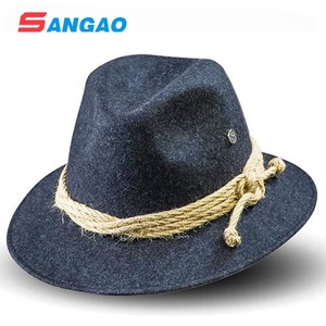 Bán Buôn Làm <span class=keywords><strong>Mini</strong></span> Cảm Thấy Organza Mũ Cho Phụ Nữ Fedora <span class=keywords><strong>Hat</strong></span> Len Phong Cách Đất Nước Mới Phong Cách - Product Image 1