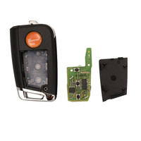 Control Remoto Universal Xhorse Vvdi 100% Original para Llave Transpondedor Plegable Estilo V-W MQB de 3 Botones XKMQB1en
