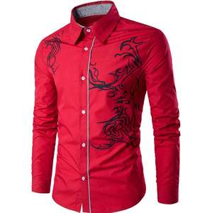 <span class=keywords><strong>Chemise</strong></span> cardigan à manches longues pour hommes, imprimé ethnique, tenue <span class=keywords><strong>tendance</strong></span> et décontractée, collection printemps et automne <span class=keywords><strong>2022</strong></span> - Product Image 3